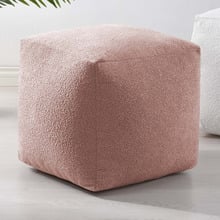 Blake Boucle Pouffe Cover